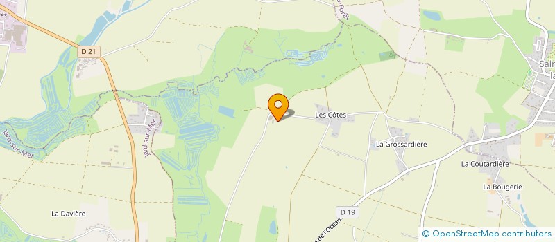localisation de l'entreprise GROUPEMENT D'EMPLOYEURS L'AUBEPINE à SAINT-VINCENT-SUR-JARD