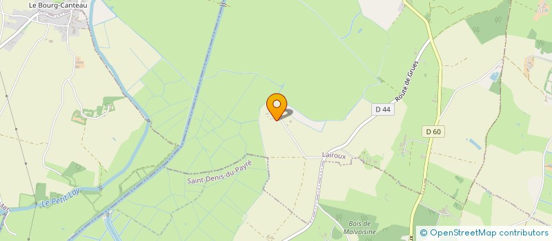 localisation de l'entreprise GROUPEMENT D'EMPLOYEURS L'ENTENTE LAIROUSSIENNE  LAIROUX