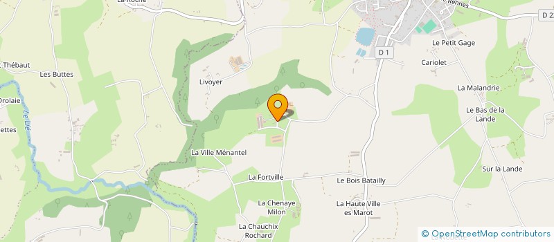 localisation de l'entreprise GROUPEMENT D'EMPLOYEURS L'ESPERANCE à LE MENE