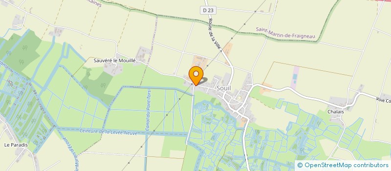 localisation de l'entreprise GROUPEMENT D'EMPLOYEURS LA BONDE  SAINT-PIERRE-LE-VIEUX