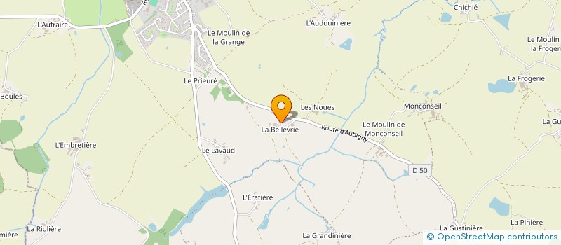 localisation de l'entreprise GROUPEMENT D EMPLOYEURS LA LIVRAIE à AUBIGNY-LES CLOUZEAUX