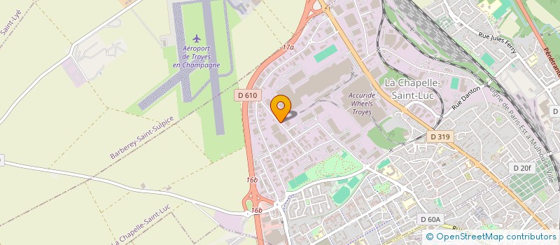 localisation de l'entreprise GROUPEMENT D'EMPLOYEURS LA MAIN CHROMATIQUE  LA CHAPELLE-SAINT-LUC