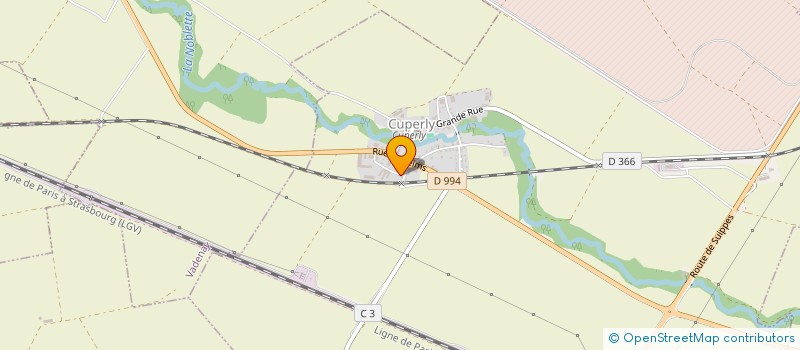 localisation de l'entreprise GROUPEMENT D EMPLOYEURS LA NOBLETTE  CUPERLY