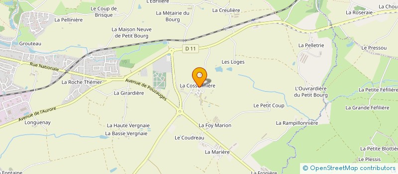 localisation de l'entreprise GROUPEMENT D'EMPLOYEURS LA RENAISSANCE à HERBIERS (LES)
