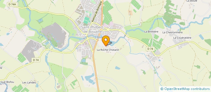 localisation de l'entreprise GROUPEMENT D'EMPLOYEURS LA ROCHE CHOTARD à SAINT-PHILBERT-DE-BOUAINE
