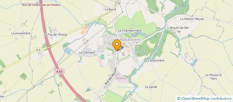 localisation de l'entreprise GROUPEMENT D'EMPLOYEURS LAGUICHE  LA RABATELIERE