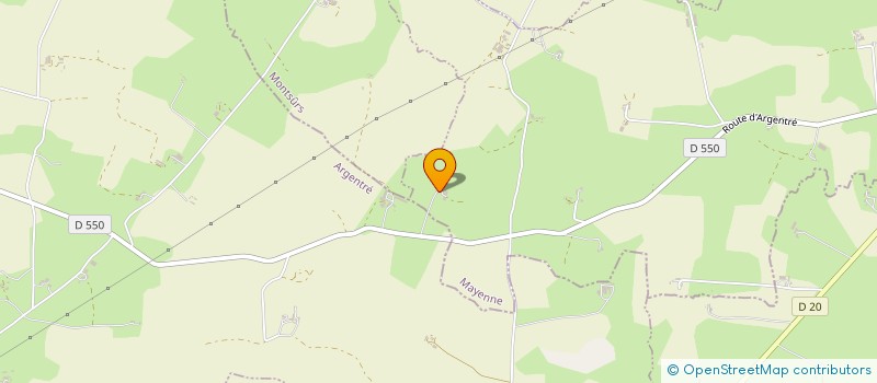 localisation de l'entreprise GROUPEMENT D'EMPLOYEURS LAIT DE BIO  LA CHAPELLE-RAINSOUIN