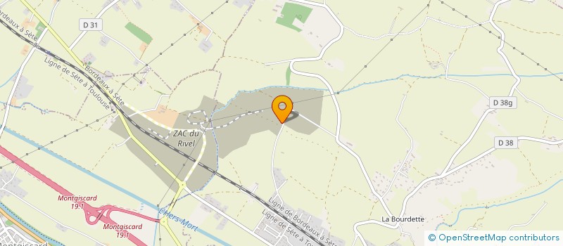 localisation de l'entreprise GROUPEMENT D'EMPLOYEURS LAURAGAIS EMPLOI AGRICOLE  BAZIEGE