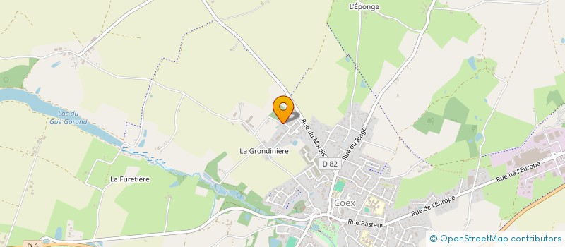 localisation de l'entreprise GROUPEMENT D EMPLOYEURS LE BAC EMPLOI  COEX