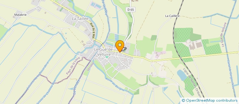 localisation de l'entreprise GROUPEMENT D'EMPLOYEURS LE BOIS D'ACACIAS  LES VELLUIRE-SUR-VENDEE