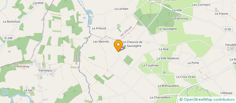 localisation de l'entreprise GROUPEMENT D'EMPLOYEURS LE BOULEAU  SAINT-SEGLIN