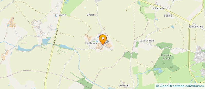 localisation de l'entreprise GROUPEMENT D'EMPLOYEURS LE CHENE à LES LANDES-GENUSSON