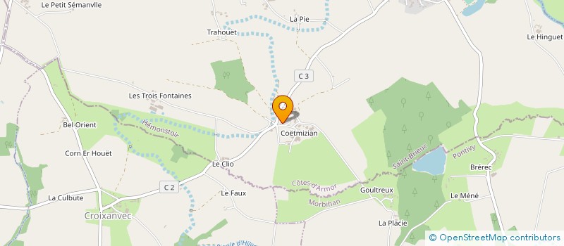 localisation de l'entreprise GROUPEMENT D'EMPLOYEURS LE CLEZIO à HEMONSTOIR