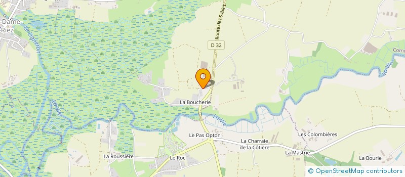 localisation de l'entreprise GROUPEMENT D'EMPLOYEURS LE FIEF FRANC  NOTRE-DAME-DE-RIEZ