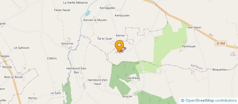 localisation de l'entreprise GROUPEMENT D'EMPLOYEURS LE GOUDIVES  KERFOURN