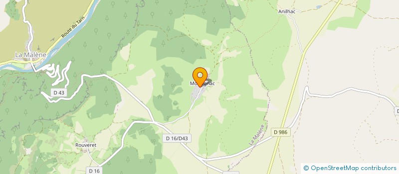 localisation de l'entreprise GROUPEMENT D'EMPLOYEURS LE MEJEAN  LA MALENE