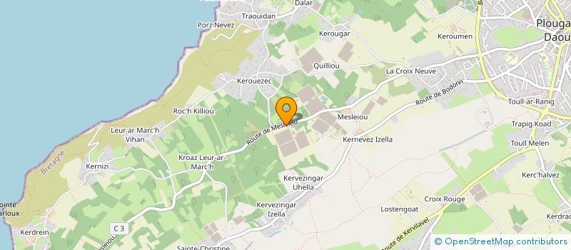 localisation de l'entreprise GROUPEMENT D'EMPLOYEURS LE NARD à PLOUGASTEL-DAOULAS