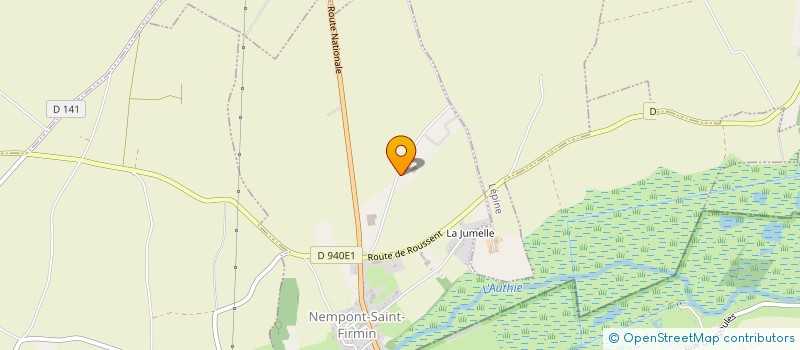 localisation de l'entreprise GROUPEMENT D'EMPLOYEURS LECERF 62180  NEMPONT-SAINT-FIRMIN