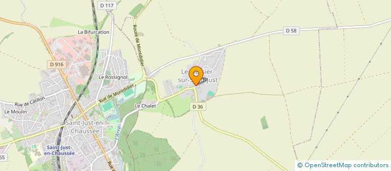 localisation de l'entreprise GROUPEMENT D'EMPLOYEURS LEFEVRE  LE PLESSIER-SUR-SAINT-JUST