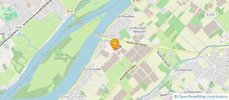 localisation de l'entreprise GROUPEMENT D EMPLOYEURS LEGUMEO à SAINT-JULIEN-DE-CONCELLES