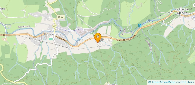 localisation de l'entreprise GROUPEMENT D'EMPLOYEURS LES AGRIS  LACABAREDE