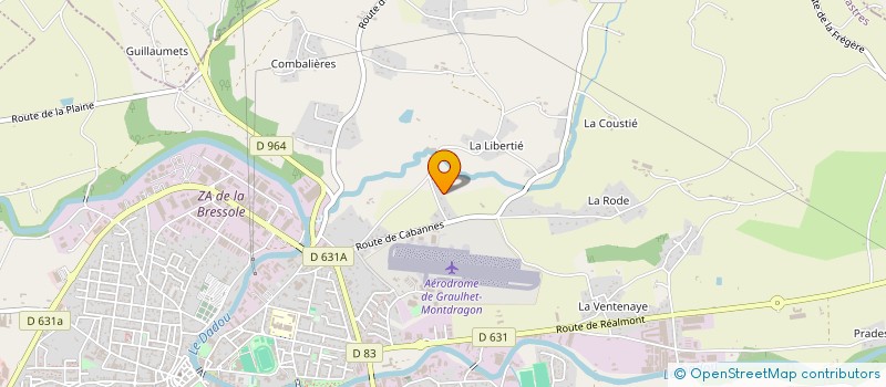 localisation de l'entreprise GROUPEMENT D'EMPLOYEURS LES BOSCS  LABESSIERE-CANDEIL