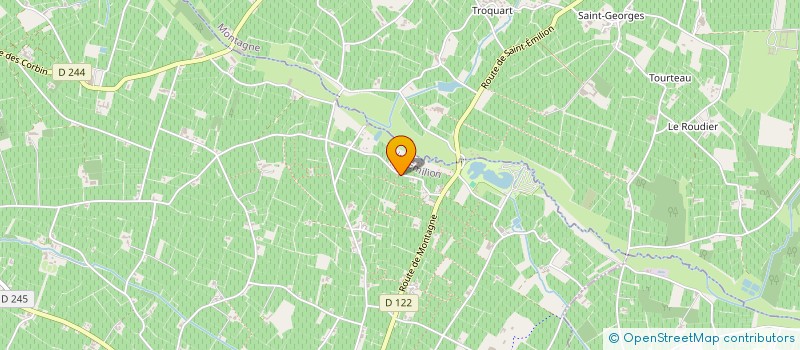 localisation de l'entreprise GROUPEMENT D EMPLOYEURS LES DOMAINES DE L EMISSAIRE  SAINT-EMILION