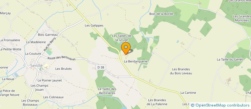 localisation de l'entreprise GROUPEMENT  D'EMPLOYEURS LES FONTAINES  SENILLE-SAINT-SAUVEUR