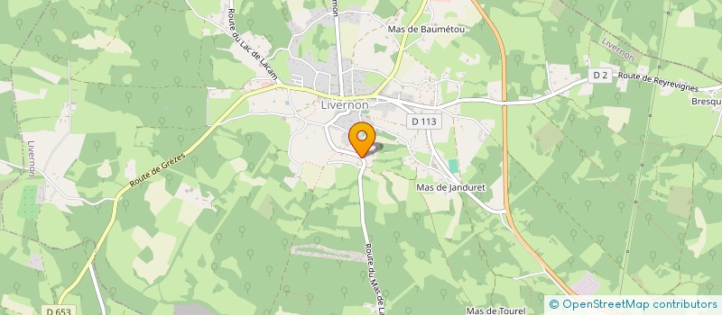 localisation de l'entreprise GROUPEMENT D EMPLOYEURS LES GENEVRIERS  LIVERNON