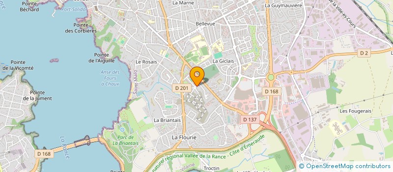 localisation de l'entreprise GROUPEMENT D'EMPLOYEURS LES LEGUMIERS MALOUINS  SAINT-MALO