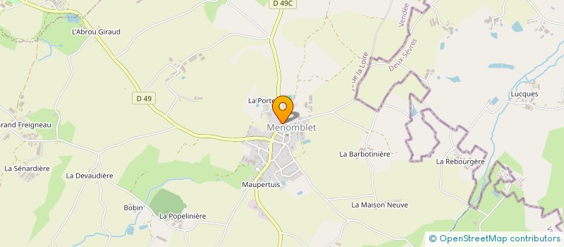 localisation de l'entreprise GROUPEMENT D'EMPLOYEURS LES OUCHES  MENOMBLET