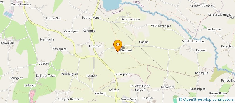 localisation de l'entreprise GROUPEMENT D EMPLOYEURS LES SOLANES  PLOUGUERNEAU
