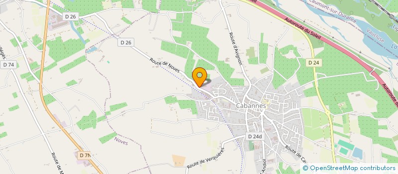 localisation de l'entreprise GROUPEMENT D'EMPLOYEURS LES VERGERS  CABANNES
