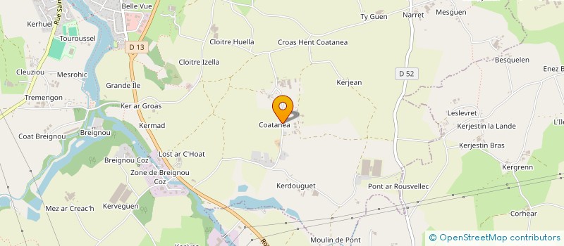 localisation de l'entreprise GROUPEMENT D'EMPLOYEURS LIBER  BOURG-BLANC