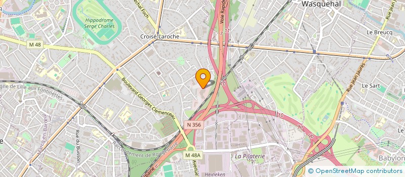 localisation de l'entreprise GROUPEMENT D'EMPLOYEURS LILLE EMPLOI à MARCQ-EN-BARŒUL