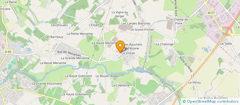 localisation de l'entreprise GROUPEMENT D'EMPLOYEURS LOIRE-LEGUMES  PONT-SAINT-MARTIN