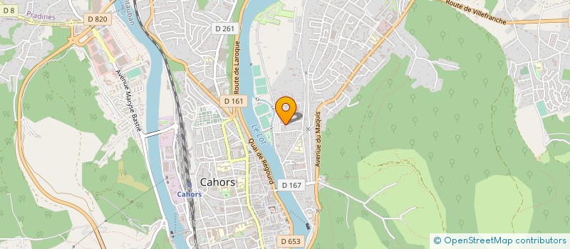 localisation de l'entreprise GROUPEMENT D'EMPLOYEURS LOT SERVICES ET FORMATIONS  CAHORS