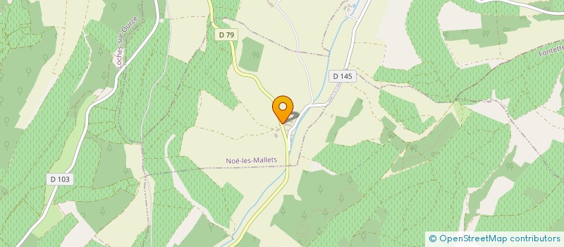 localisation de l'entreprise GROUPEMENT D'EMPLOYEURS LOUISE BRISON  NOE-LES-MALLETS