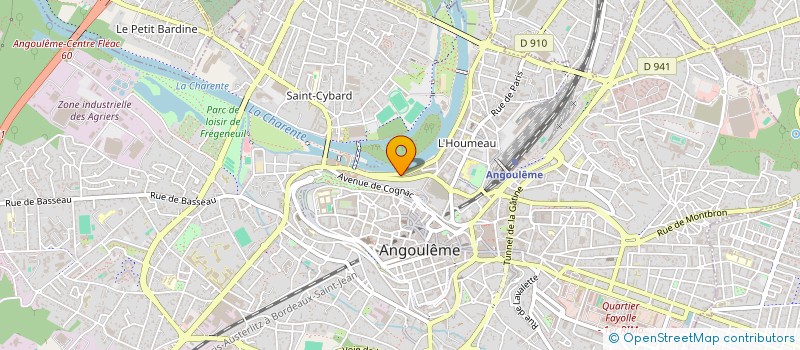 localisation de l'entreprise GROUPEMENT D'EMPLOYEURS M L & CO à ANGOULEME