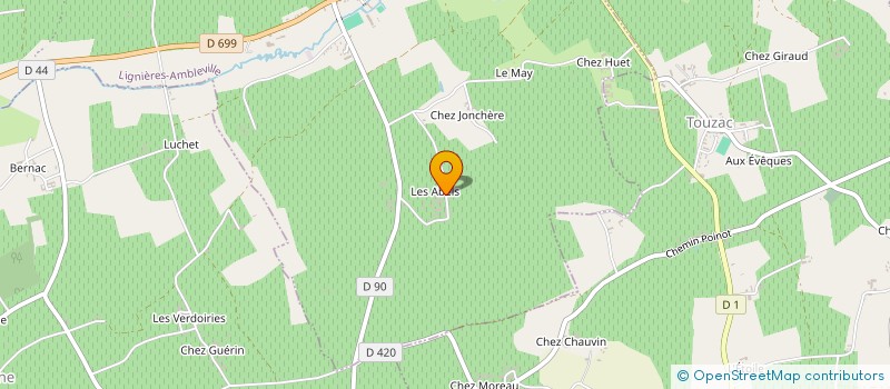 localisation de l'entreprise GROUPEMENT D EMPLOYEURS MAINE CHEMIN à LIGNIERES-AMBLEVILLE