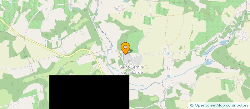 localisation de l'entreprise GROUPEMENT D'EMPLOYEURS MAISON WESSMAN  ST CERNIN DE LABARDE