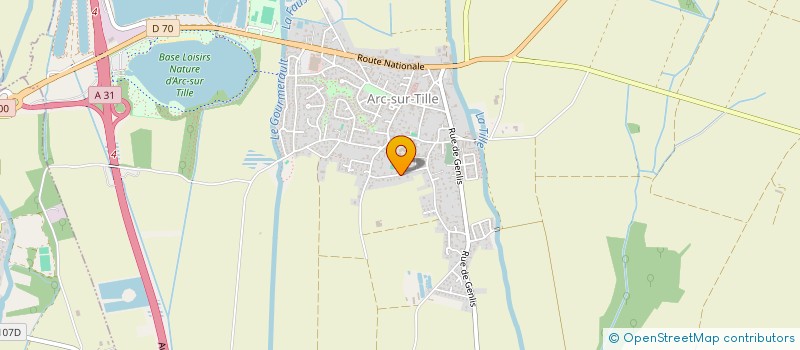 localisation de l'entreprise GROUPEMENT D EMPLOYEURS MARC GRANDJEAN  ARC-SUR-TILLE