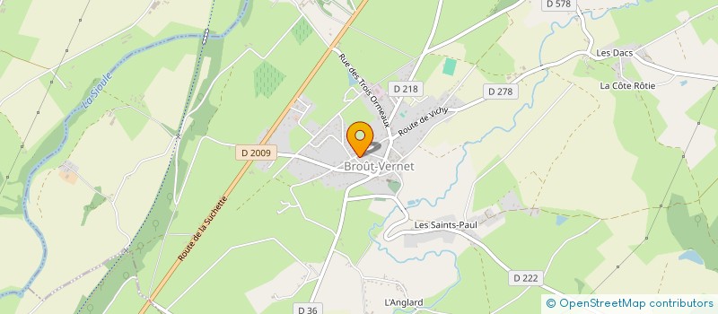 localisation de l'entreprise GROUPEMENT D'EMPLOYEURS MEDICAL DE BROUT-VERNET  BROUT-VERNET