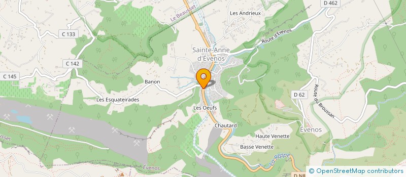 localisation de l'entreprise GROUPEMENT D EMPLOYEURS MEDICO-SOCIAL (GEMS 83)  EVENOS