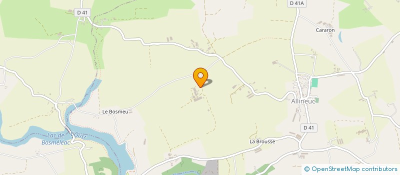 localisation de l'entreprise GROUPEMENT D EMPLOYEURS MICHEL BURLOT 2  ALLINEUC
