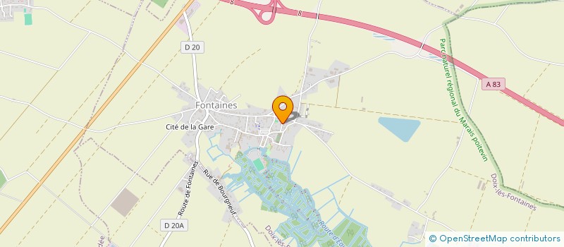 localisation de l'entreprise GROUPEMENT D'EMPLOYEURS MILPA à AUCHAY-SUR-VENDEE