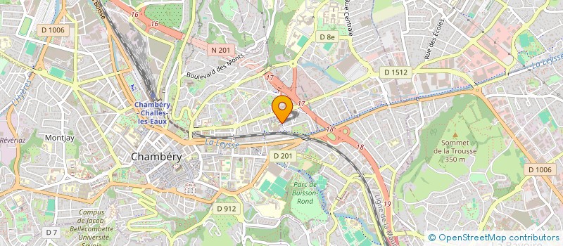 localisation de l'entreprise GROUPEMENT D'EMPLOYEURS MULTISECTORIEL CHAMBERY  CHAMBERY