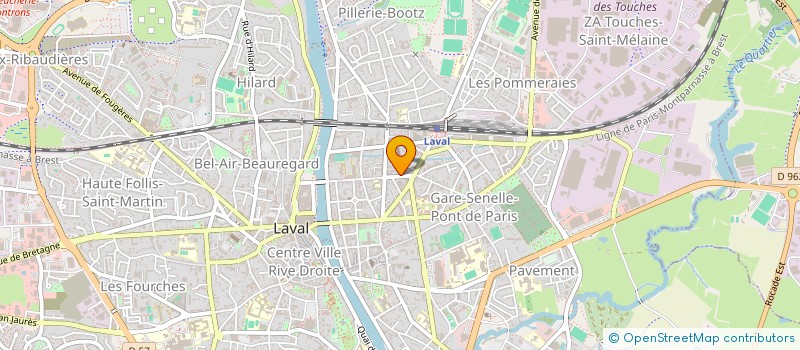 localisation de l'entreprise GROUPEMENT D'EMPLOYEURS MULTISECTORIEL EN PRIORITE POUR LES TRAVAILLEURS HANDICAPES EN MAYENNE à LAVAL