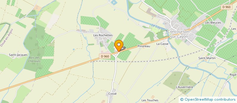 localisation de l'entreprise GROUPEMENT D'EMPLOYEURS MV EMPLOI à DOUE-EN-ANJOU