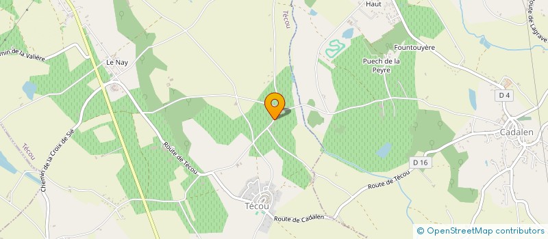 localisation de l'entreprise GROUPEMENT D EMPLOYEURS NAREYE GINESTE  TECOU